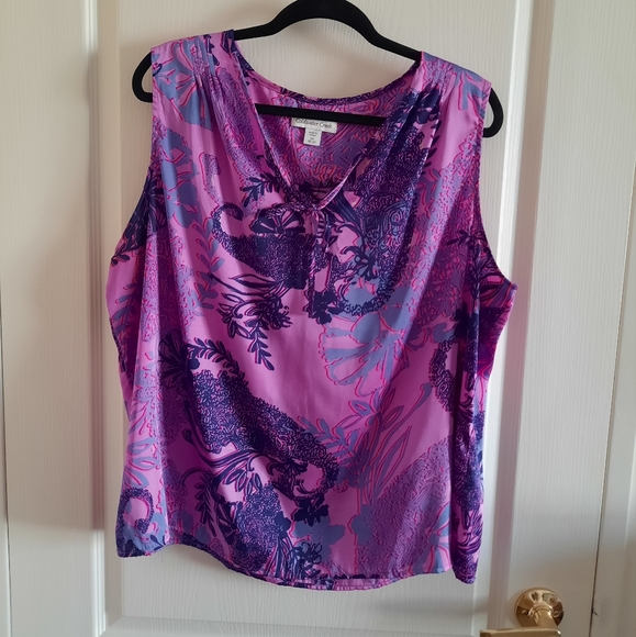 Coldwater Creek Silky Tank - Picture 1 of 9